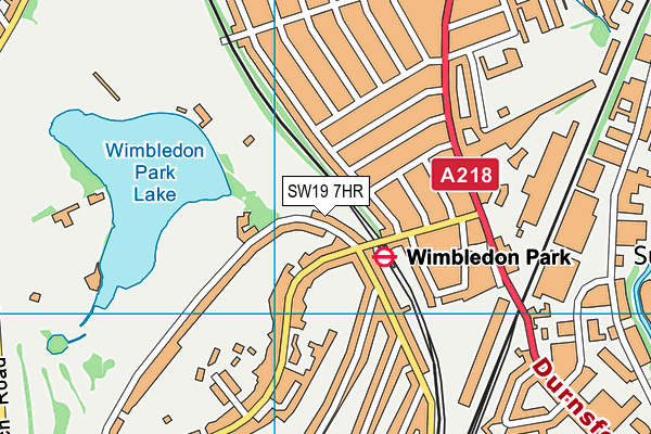SW19 7HR map - OS VectorMap District (Ordnance Survey) SW19 7HR map - OS VectorMap District (Ordnance Survey)