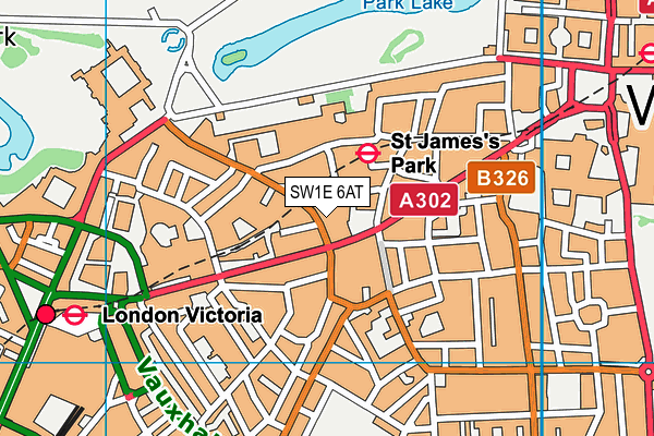SW1E 6AT map - OS VectorMap District (Ordnance Survey) SW1E 6AT map - OS VectorMap District (Ordnance Survey)