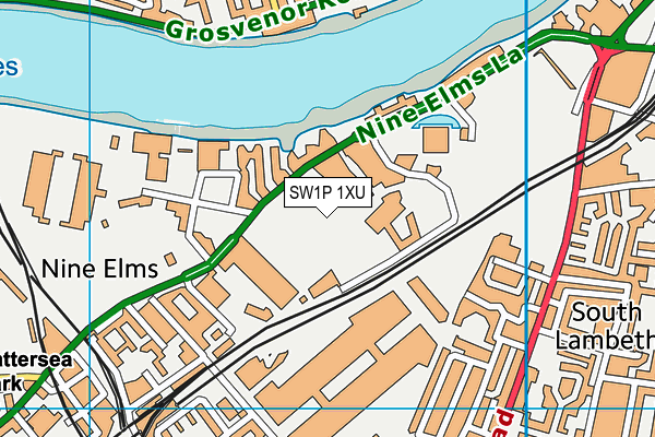 SW1P 1XU map - OS VectorMap District (Ordnance Survey) SW1P 1XU map - OS VectorMap District (Ordnance Survey)