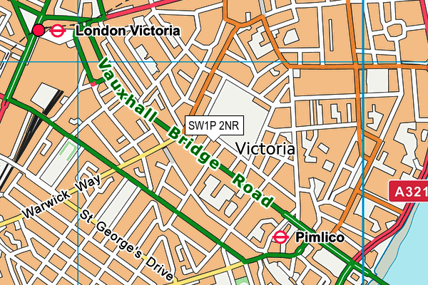 SW1P 2NR map - OS VectorMap District (Ordnance Survey) SW1P 2NR map - OS VectorMap District (Ordnance Survey)
