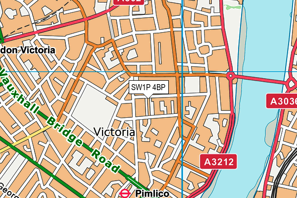SW1P 4BP map - OS VectorMap District (Ordnance Survey) SW1P 4BP map - OS VectorMap District (Ordnance Survey)
