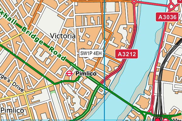 SW1P 4EH map - OS VectorMap District (Ordnance Survey) SW1P 4EH map - OS VectorMap District (Ordnance Survey)