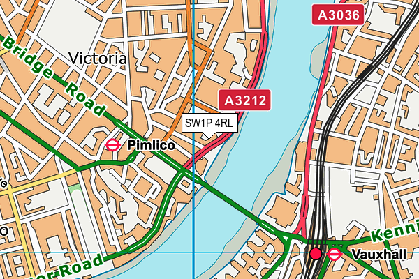 SW1P 4RL map - OS VectorMap District (Ordnance Survey) SW1P 4RL map - OS VectorMap District (Ordnance Survey)