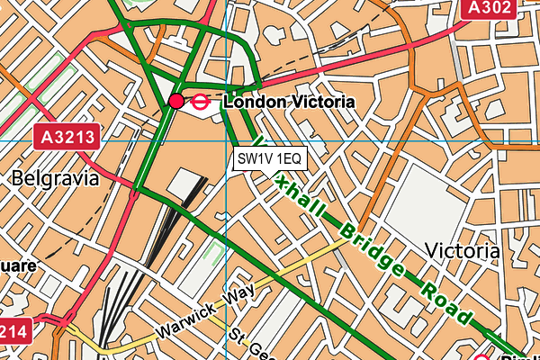 SW1V 1EQ map - OS VectorMap District (Ordnance Survey) SW1V 1EQ map - OS VectorMap District (Ordnance Survey)