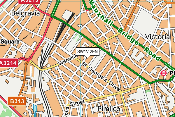 SW1V 2EN map - OS VectorMap District (Ordnance Survey)