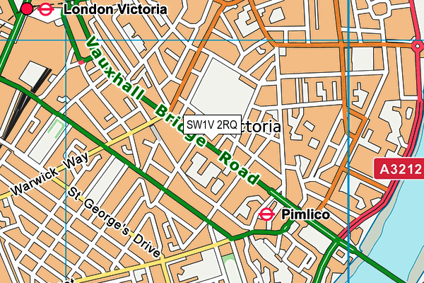 SW1V 2RQ map - OS VectorMap District (Ordnance Survey) SW1V 2RQ map - OS VectorMap District (Ordnance Survey)