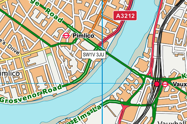 SW1V 3JU map - OS VectorMap District (Ordnance Survey) SW1V 3JU map - OS VectorMap District (Ordnance Survey)