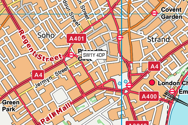 SW1Y 4DP map - OS VectorMap District (Ordnance Survey) SW1Y 4DP map - OS VectorMap District (Ordnance Survey)