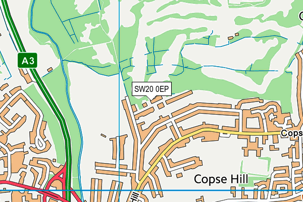 SW20 0EP map - OS VectorMap District (Ordnance Survey) SW20 0EP map - OS VectorMap District (Ordnance Survey)