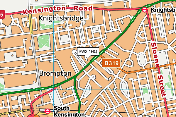 SW3 1HQ map - OS VectorMap District (Ordnance Survey)