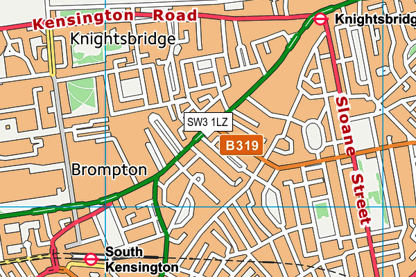 SW3 1LZ map - OS VectorMap District (Ordnance Survey) SW3 1LZ map - OS VectorMap District (Ordnance Survey)