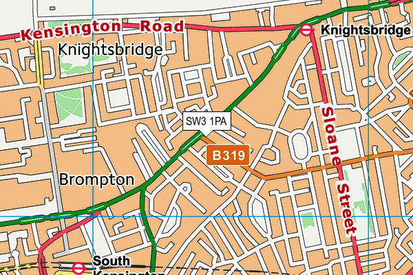 SW3 1PA map - OS VectorMap District (Ordnance Survey) SW3 1PA map - OS VectorMap District (Ordnance Survey)