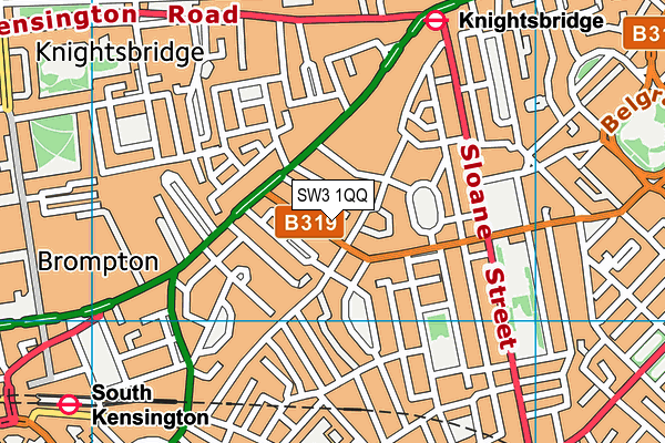 SW3 1QQ map - OS VectorMap District (Ordnance Survey) SW3 1QQ map - OS VectorMap District (Ordnance Survey)