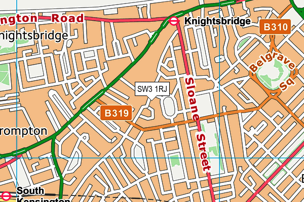 SW3 1RJ map - OS VectorMap District (Ordnance Survey) SW3 1RJ map - OS VectorMap District (Ordnance Survey)