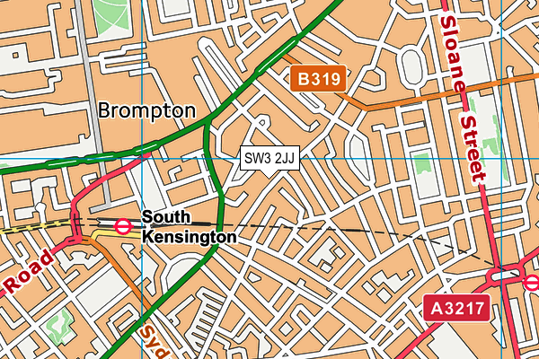 SW3 2JJ map - OS VectorMap District (Ordnance Survey) SW3 2JJ map - OS VectorMap District (Ordnance Survey)