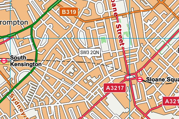 SW3 2QN map - OS VectorMap District (Ordnance Survey) SW3 2QN map - OS VectorMap District (Ordnance Survey)
