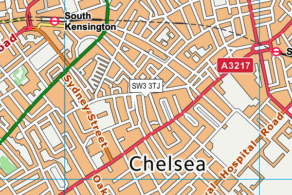 SW3 3TJ map - OS VectorMap District (Ordnance Survey) SW3 3TJ map - OS VectorMap District (Ordnance Survey)