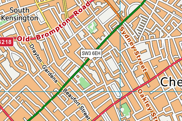 SW3 6EH map - OS VectorMap District (Ordnance Survey) SW3 6EH map - OS VectorMap District (Ordnance Survey)