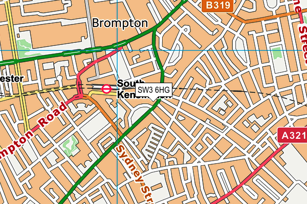 SW3 6HG map - OS VectorMap District (Ordnance Survey) SW3 6HG map - OS VectorMap District (Ordnance Survey)