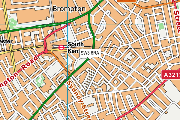 SW3 6RA map - OS VectorMap District (Ordnance Survey) SW3 6RA map - OS VectorMap District (Ordnance Survey)