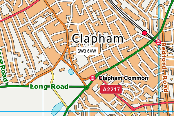 SW3 6XW map - OS VectorMap District (Ordnance Survey) SW3 6XW map - OS VectorMap District (Ordnance Survey)