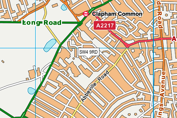 SW4 9RD map - OS VectorMap District (Ordnance Survey) SW4 9RD map - OS VectorMap District (Ordnance Survey)