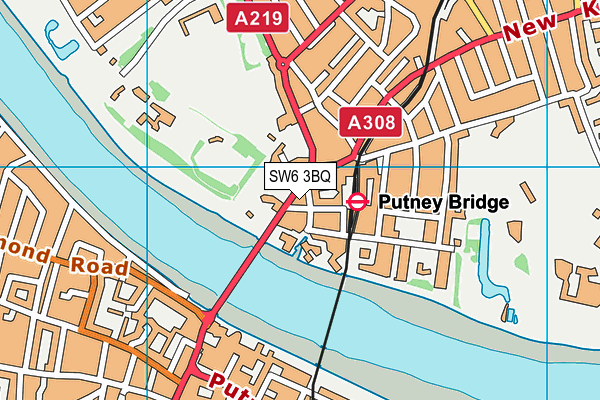 SW6 3BQ map - OS VectorMap District (Ordnance Survey) SW6 3BQ map - OS VectorMap District (Ordnance Survey)