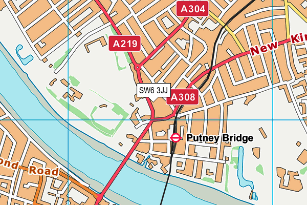 SW6 3JJ map - OS VectorMap District (Ordnance Survey) SW6 3JJ map - OS VectorMap District (Ordnance Survey)