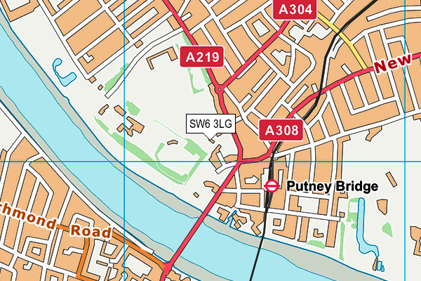 SW6 3LG map - OS VectorMap District (Ordnance Survey) SW6 3LG map - OS VectorMap District (Ordnance Survey)