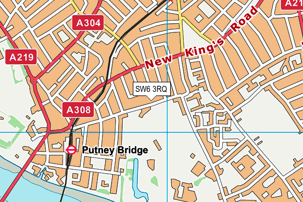 SW6 3RQ map - OS VectorMap District (Ordnance Survey) SW6 3RQ map - OS VectorMap District (Ordnance Survey)
