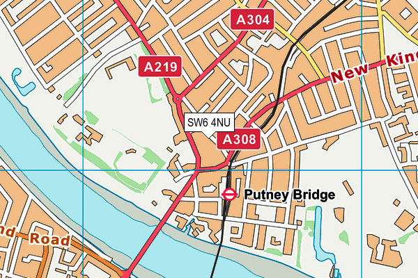 SW6 4NU map - OS VectorMap District (Ordnance Survey) SW6 4NU map - OS VectorMap District (Ordnance Survey)