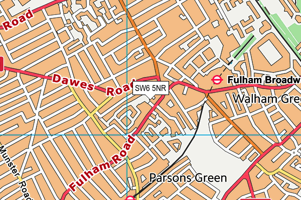 SW6 5NR map - OS VectorMap District (Ordnance Survey) SW6 5NR map - OS VectorMap District (Ordnance Survey)