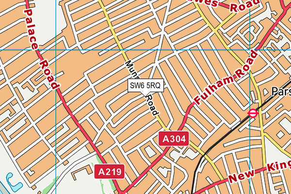 SW6 5RQ map - OS VectorMap District (Ordnance Survey) SW6 5RQ map - OS VectorMap District (Ordnance Survey)