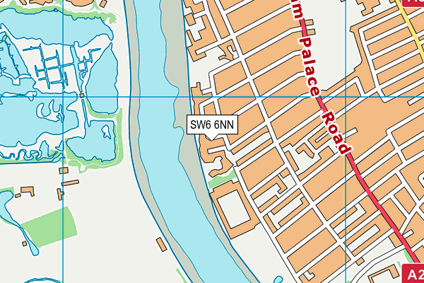 SW6 6NN map - OS VectorMap District (Ordnance Survey) SW6 6NN map - OS VectorMap District (Ordnance Survey)