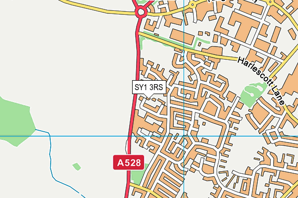 SY1 3RS map - OS VectorMap District (Ordnance Survey) SY1 3RS map - OS VectorMap District (Ordnance Survey)