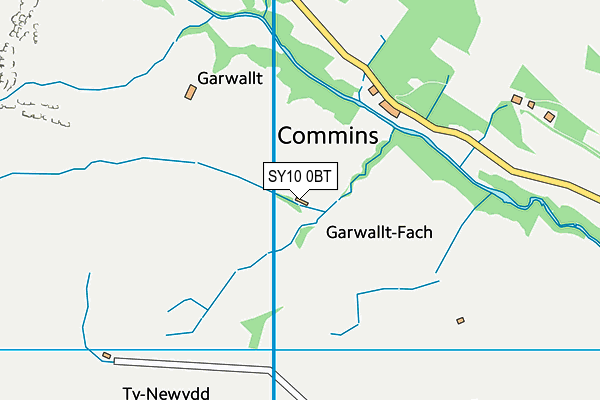 SY10 0BT map - OS VectorMap District (Ordnance Survey) SY10 0BT map - OS VectorMap District (Ordnance Survey)