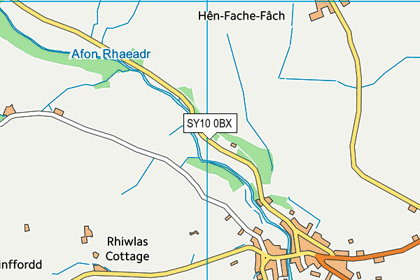 SY10 0BX map - OS VectorMap District (Ordnance Survey) SY10 0BX map - OS VectorMap District (Ordnance Survey)