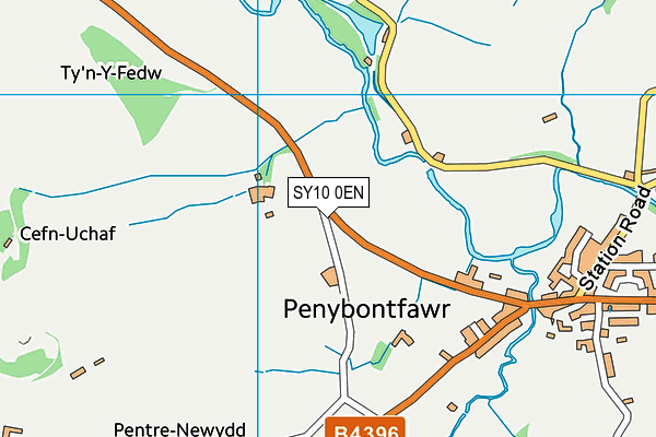 SY10 0EN map - OS VectorMap District (Ordnance Survey) SY10 0EN map - OS VectorMap District (Ordnance Survey)