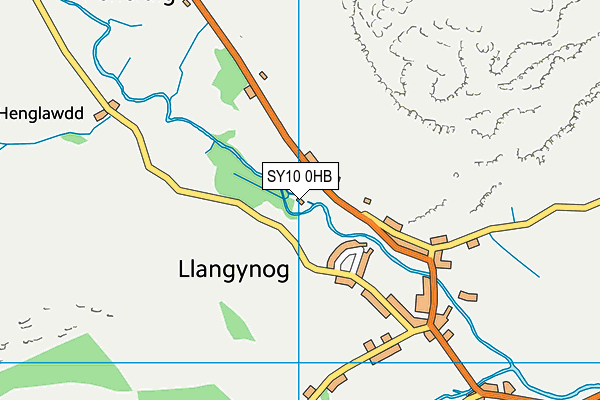 SY10 0HB map - OS VectorMap District (Ordnance Survey) SY10 0HB map - OS VectorMap District (Ordnance Survey)