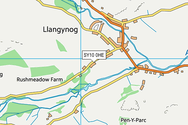 SY10 0HE map - OS VectorMap District (Ordnance Survey) SY10 0HE map - OS VectorMap District (Ordnance Survey)