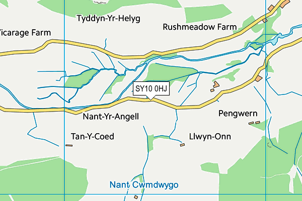 SY10 0HJ map - OS VectorMap District (Ordnance Survey) SY10 0HJ map - OS VectorMap District (Ordnance Survey)