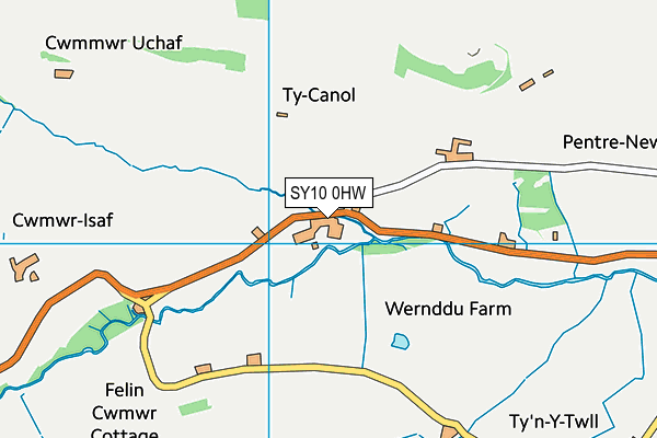 SY10 0HW map - OS VectorMap District (Ordnance Survey) SY10 0HW map - OS VectorMap District (Ordnance Survey)
