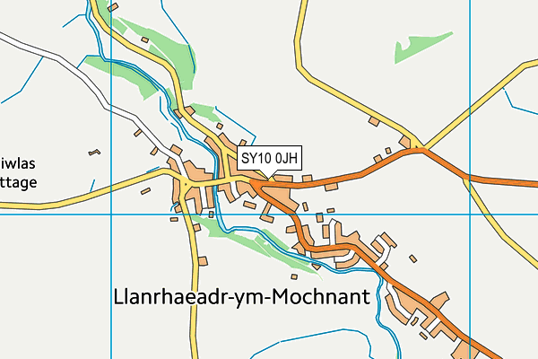 SY10 0JH map - OS VectorMap District (Ordnance Survey)