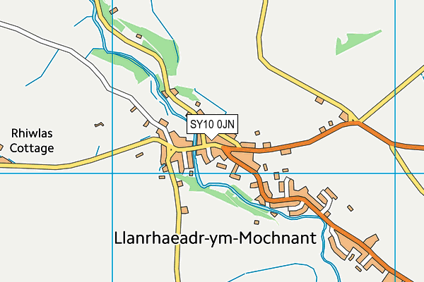 SY10 0JN map - OS VectorMap District (Ordnance Survey) SY10 0JN map - OS VectorMap District (Ordnance Survey)