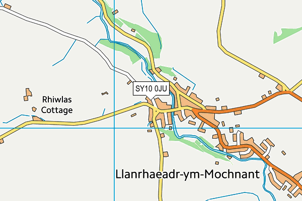 SY10 0JU map - OS VectorMap District (Ordnance Survey) SY10 0JU map - OS VectorMap District (Ordnance Survey)