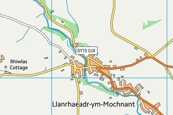SY10 0JX map - OS VectorMap District (Ordnance Survey) SY10 0JX map - OS VectorMap District (Ordnance Survey)