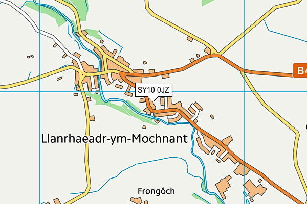 SY10 0JZ map - OS VectorMap District (Ordnance Survey) SY10 0JZ map - OS VectorMap District (Ordnance Survey)