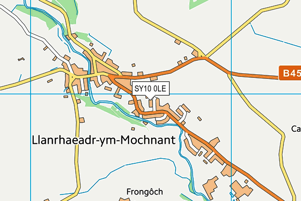 SY10 0LE map - OS VectorMap District (Ordnance Survey) SY10 0LE map - OS VectorMap District (Ordnance Survey)