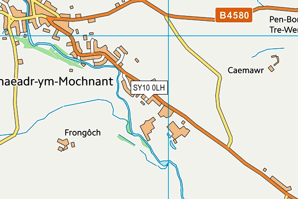 SY10 0LH map - OS VectorMap District (Ordnance Survey) SY10 0LH map - OS VectorMap District (Ordnance Survey)