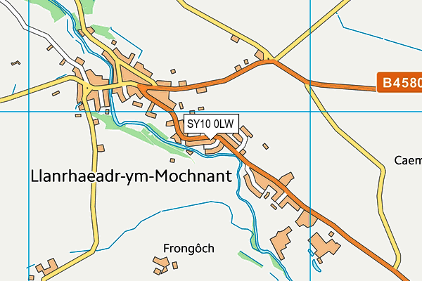 SY10 0LW map - OS VectorMap District (Ordnance Survey) SY10 0LW map - OS VectorMap District (Ordnance Survey)